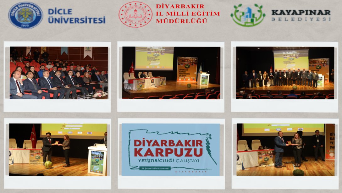 Diyarbakır Karpuzu Yetiştiriciliği Çalıştayı Düzenlendi